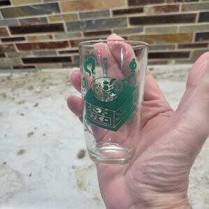 Vintage Kraft Swanky Swig Juice Glass, Green Kitchen Design